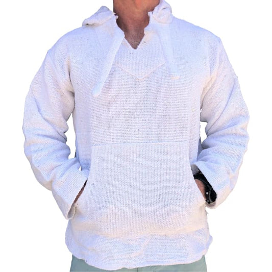 Mexican Surfer Baja Hoodie Ghost White baja hoodies, 